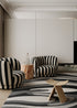 2' X 4' Gray Abstract Dhurrie Area Rug